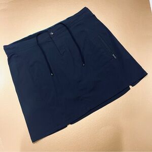 Black Skort Skirt Built-In Shorts 16